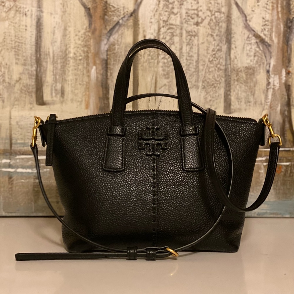Tory Burch McGraw Mini Top Zip Satchel